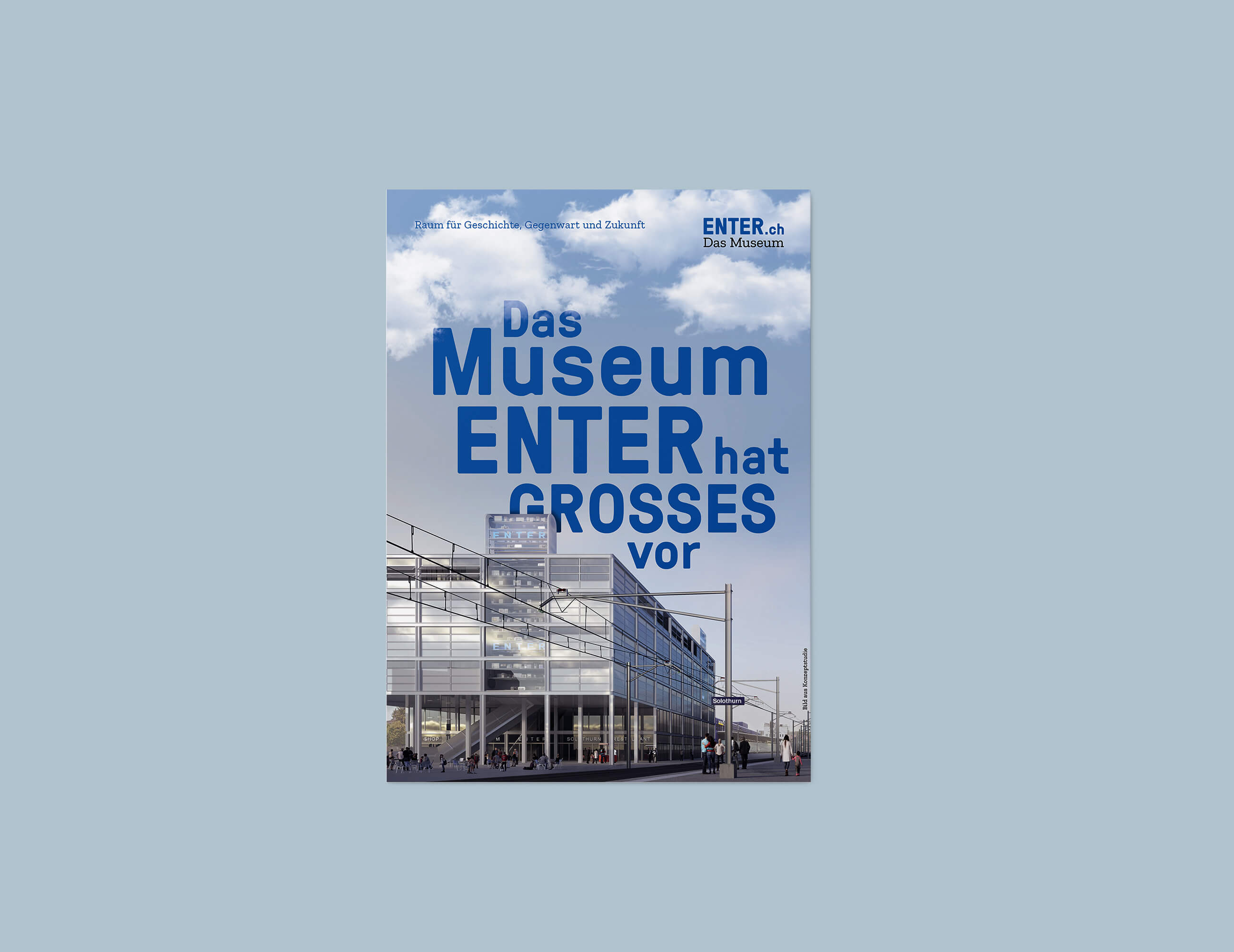 museum enter flyer cover